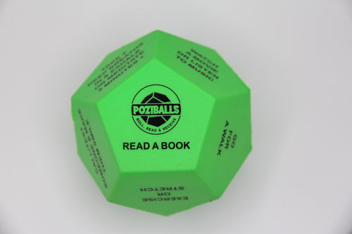 POZI BALLS – 3-Pack The Mood, Mindset & Action Ball 🟢🟡🟣