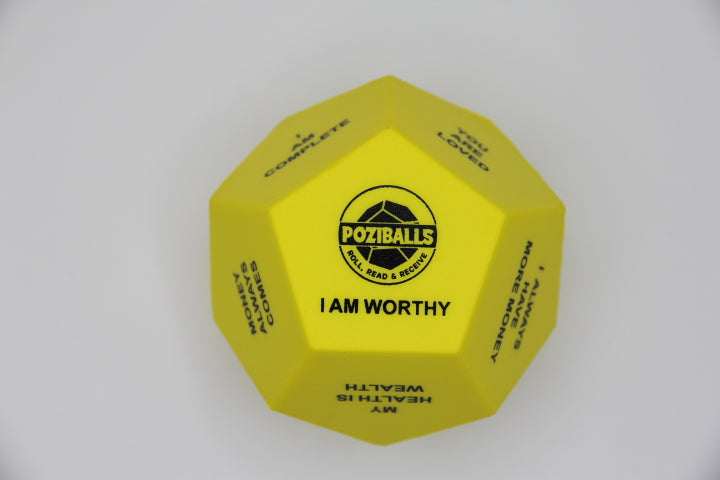 POZI BALLS – 3-Pack The Mood, Mindset & Action Ball 🟢🟡🟣